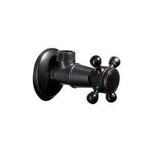 lot 4499 image: Cabilock Matte Black Body Turn Angle Shut Off Valve Brass Lead- Free Water Sink Turn Valve Kitchen Sink Angle Valve for Home Bathroom Toilet