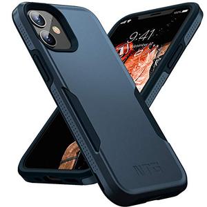lot 4501 image: NTG Designed for iPhone 12 Case & iPhone 12 Pro Case, Heavy-Duty Tough Rugged Lightweight Slim Shockproof Protective Case for iPhone 12 6.1 Inch, Blue