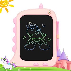 lot 4575 image: ORSEN LCD Writing Tablet Toddler Girl Travel Toys, 8.5 Inch Doodle Board Drawing Pad Girl Birthday Gifts, Unicorn Drawing Board Kids Christmas Gift, Drawing Tablets for Kids 2 3 4 5 6 7 Years Old-Pink