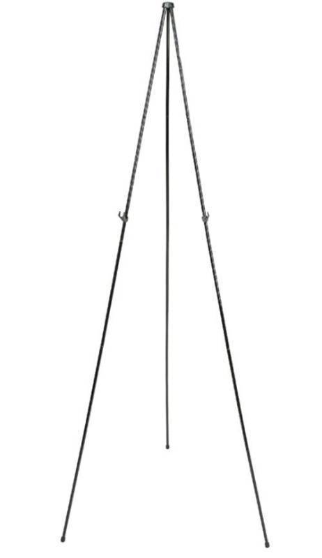 lot 53110 image: Quartet Instant Easel 63�� Stand, Powder Coated Steel Material, Collapsible, Portable Display Stand for Posters, Signs, and Art, Tripod for Home and Office (29E)
