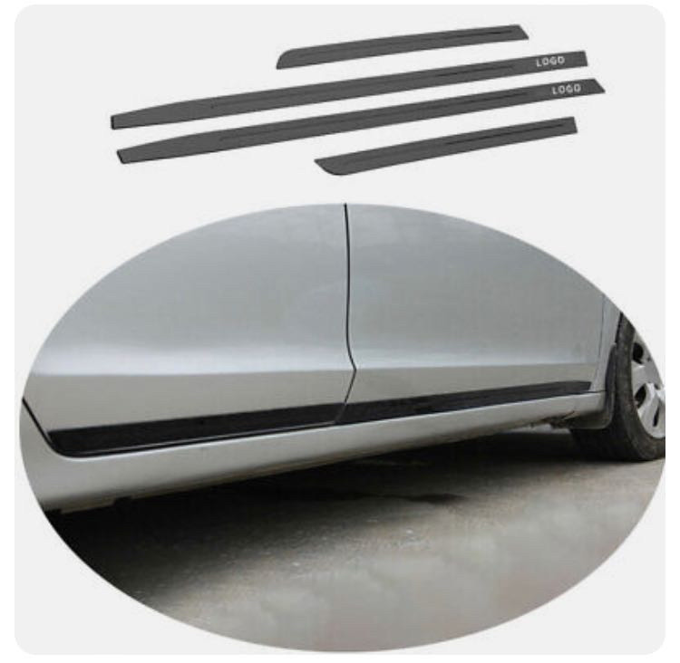 lot 53060 image: Honda Accord 2008 Side Door Body Guard Molding Trim 4X Silver Titanium