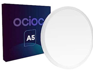 lot 54620 image: ocioc 12 inch Flush Mount Ceiling Light Fixture Dimmable White, 20W, Color Temperature Selectable, Round Low Profile LED Ceiling Lights for Bedroom, Closet, Hallway, 3000K4000K6500K ETL Listed (Retail $31.98)