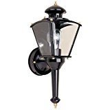 lot 5076 image: 220 Degree Outdoor Motion Sens 17.13h x 5.5w x 6 Black