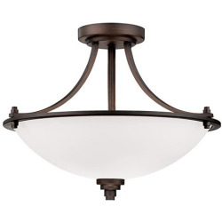 lot 5097 image: Millennium Lighting 7263-RBZ Semi Flush Mount