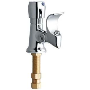 lot 5118 image: Chicago Faucets 748-665ABCP Self-Closing Bubbler, Chrome