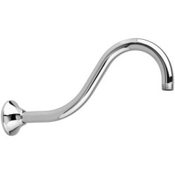 lot 5128 image: American Standard 1660.198.002 12 Inch Wall Mount ShepherdS Crook Shower Arm, Chrome