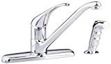 lot 5133 image: American Standard 4205.001.002 Reliant Single-Control Kitchen Faucet with Cast Brass Spout and Metal Lever Handle, Polished Chrome