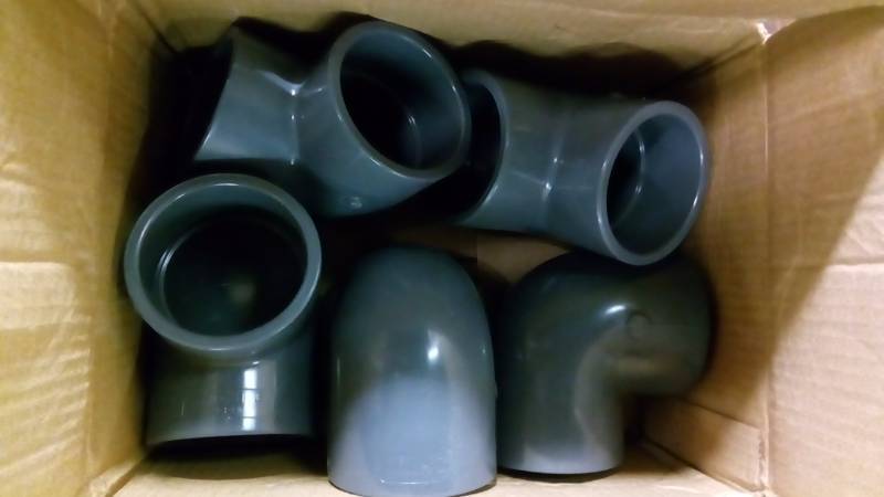 lot 5157 image: GF plastic pipe and fittings