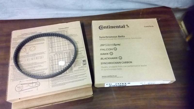 lot 5186 image: (2) continental contiTech Synchronous belts