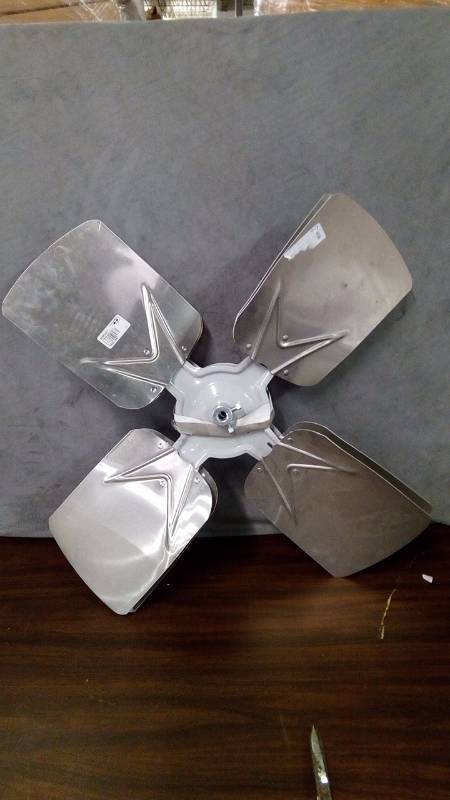 lot 5197 image: (2) metal heavy duty fan blade replacements