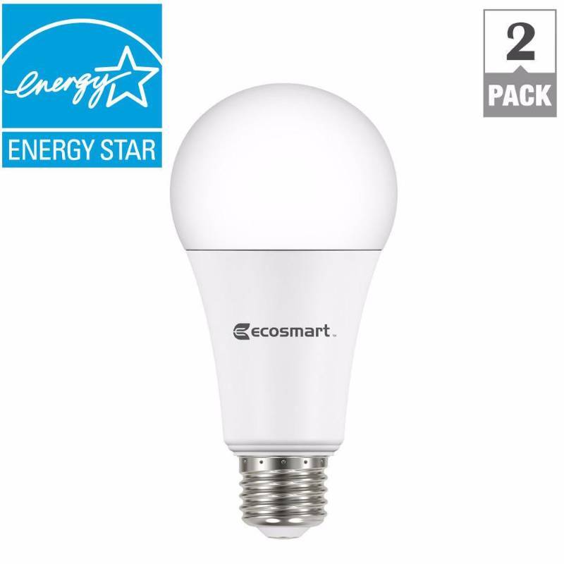 lot 5209 image: 100W Equivalent Daylight A21 Dimmable LED Light Bulb (2-Pack)