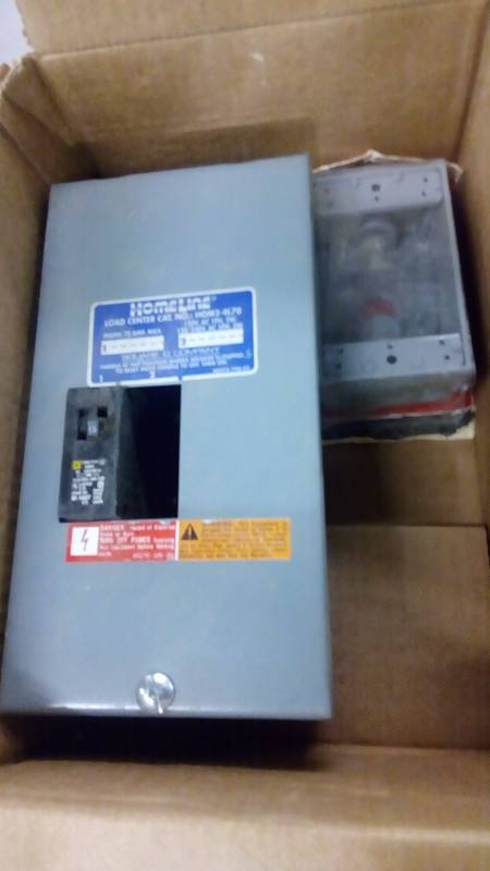 lot 6856 image: home line  load center breaker panel