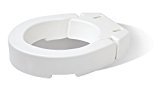 lot 6864 image: Carex Health Brands Hinged Toilet Seat Riser, Round