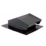 lot 6893 image: Broan 4510.40 Steel Roof Cap for 6 in. Round Ducting with Backdraft Damper - Black