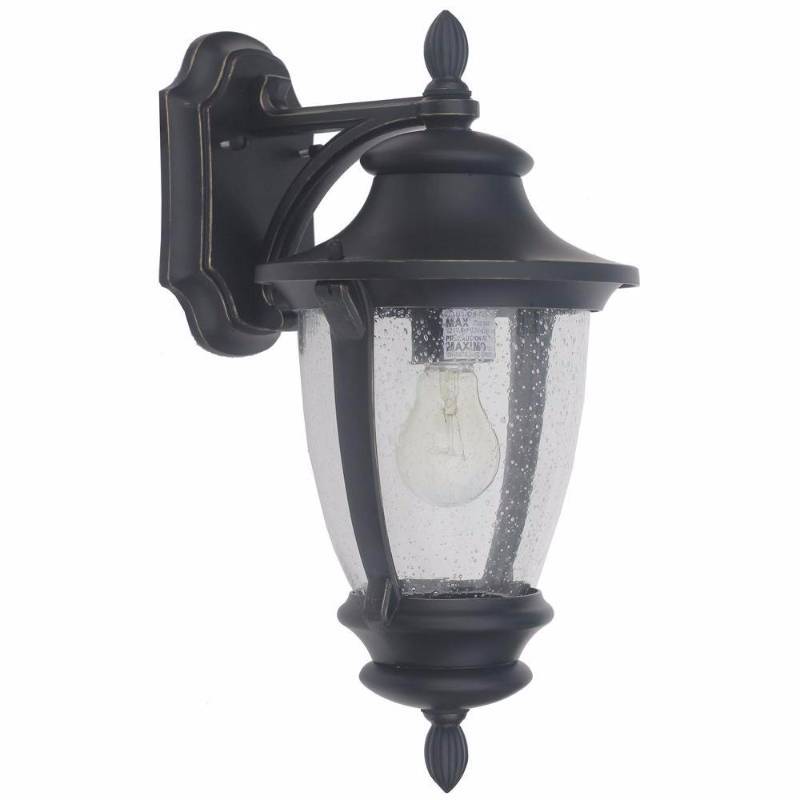 lot 6901 image: Wilkerson 1-Light Black Outdoor Wall Mount