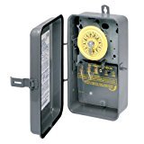 lot 6998 image: Intermatic T101R 120-Volt SPST 24 Hour Mechanical Time Switch with Outdoor Case