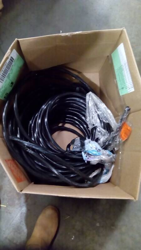 lot 50092 image: large roll of heavy gauge 3 wire