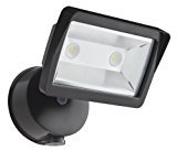 lot 69207535 image: Lithonia OLFL 14 PE BZ M4 Security LED Dusk-to-Dawn Floodlight, Bronze