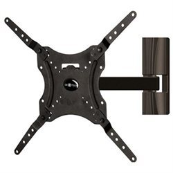 lot 70176260 image: Space Saver 60473 3 Way Movement Wall Mount for Flat Panel TV, Black