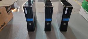 lot 3618 image: Lot Of (3) Xbox Slim Gaming Consoles