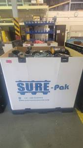 lot 2772 image: Pallet of Snow Activity Supplies- Snowboard  Ski Boots and Tubbs Snowshoes