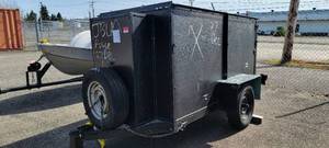 lot 2613 image: Black Utilty Trailer