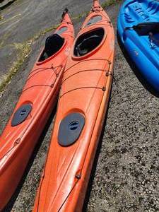 lot 2716 image: 15ft Orange Old Town Nantucket Kayak
