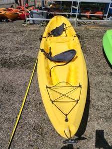 lot 2727 image: 13ft Yellow 1 Person Malibu 2 XL Ocean Kayak