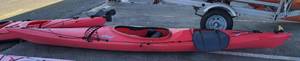 lot 2699 image: 14ft 5in Red Prijon Calabria Kayak