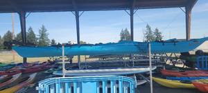 lot 2708 image: 16ft Blue Prijon Blue Sea-Yak Kayak
