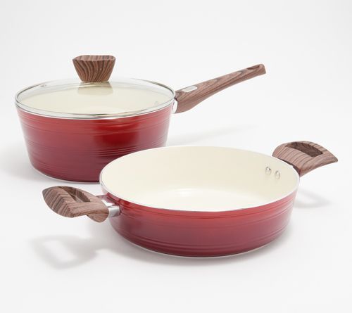 Chef Robert Irvine 6-pc Ceramic Nonstick Cookware Set 