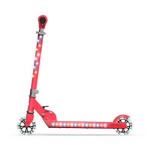 lot 1254 image: Jetson Jupiter Kids Kick Scooter with LED Lights - Red