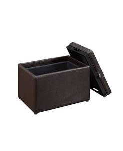 lot 6526 image: Convenience Concepts Designs4Comfort Accent Storage Ottoman, Factory Sealed