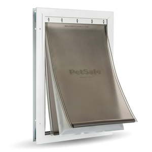 lot 6541 image: PetSafe Extreme Weather Aluminum Pet Door for Dogs and Cats Large