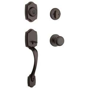 lot 3360 image: Kwikset Belleview Sgl Cyl Handleset with Cove Knob in VB