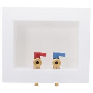 lot 5839 image: SharkBite Quarter Turn Ball Valve PEX Washing Machine Outlet Box