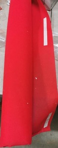lot 5848 image: Roll Of Red Fabric. 36 Wide Unknown Length