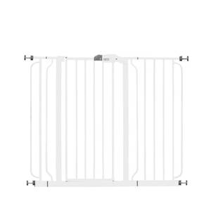 lot 5879 image: Regalo 37 inch Tall and 49 inch Wide Walk Thru Baby Gate Extra Wide Ages 6 to 24 Months