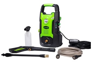 lot 6521 image: Greenworks 1600 PSI Electric Pressure Washer