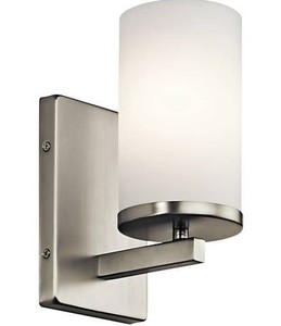 lot 6542 image: Kichler Silver Light Fixture&nbsp(stock photo approximate - model unknown, see pictures)