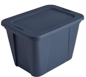 lot 1209 image: 6pk HDX Storage Tote 20Gal Navy