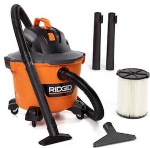 lot 1230 image: RIDGID HD09001 9 Gal. 4.25-Peak HP NXT WetDry Vac
