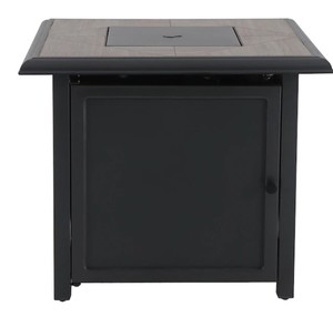 lot 3366 image: Style Selections 30-in W 40000-BTU Dark Gray Charcoal Tabletop Steel Propane Gas Fire Pit Table Retail&nbsp$249.00