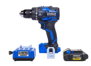 lot 3376 image: Kobalt XTR 24V Max Brushless Hammer DrillDiver Kit