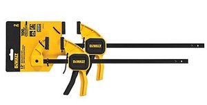 lot 3380 image: DEWALT TRIGGER CLAMP 2 PACK