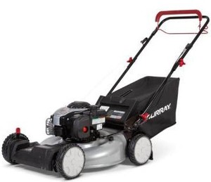 lot 5825 image: Murray 22 in. 140 cc Briggs & Stratton Walk Behind Gas Self-Propelled Lawn Mower with Front Wheel Drive and Bagger