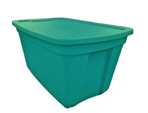 lot 6512 image: HDX 20 Gal Storage Tote, 6 Pack