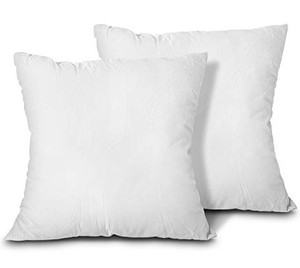 lot 3407 image: Throw Pillow Cushion Insert 18x18 2Pack