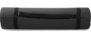 lot 5883 image: Black Yoga Mat with 2 Fitness Blocks