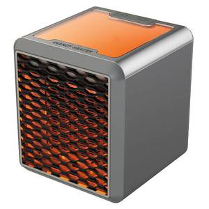 lot 1308 image: Ontel Handy Heater Pure Warmth 1200 Personal Ceramic Space Heater with Adjustable Heat - Portable, Quiet & Energy Efficient Small Space Heater for Bedroom, Office, Garage & More (B0973S33GN)
